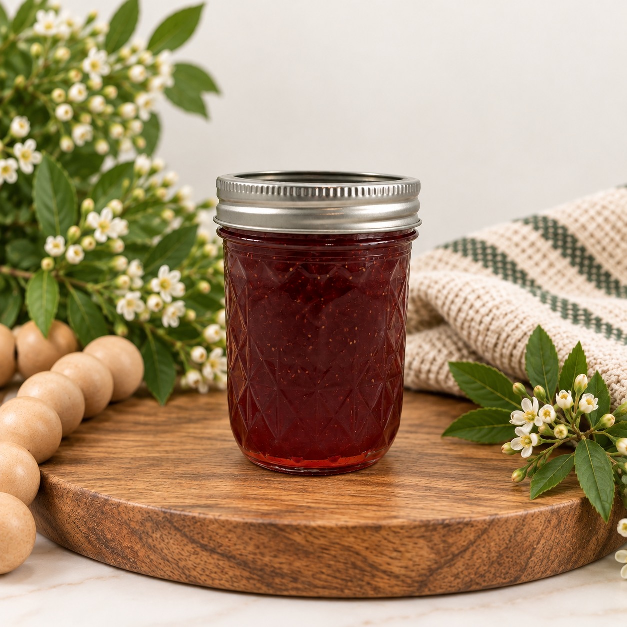 Approved strawberry jam